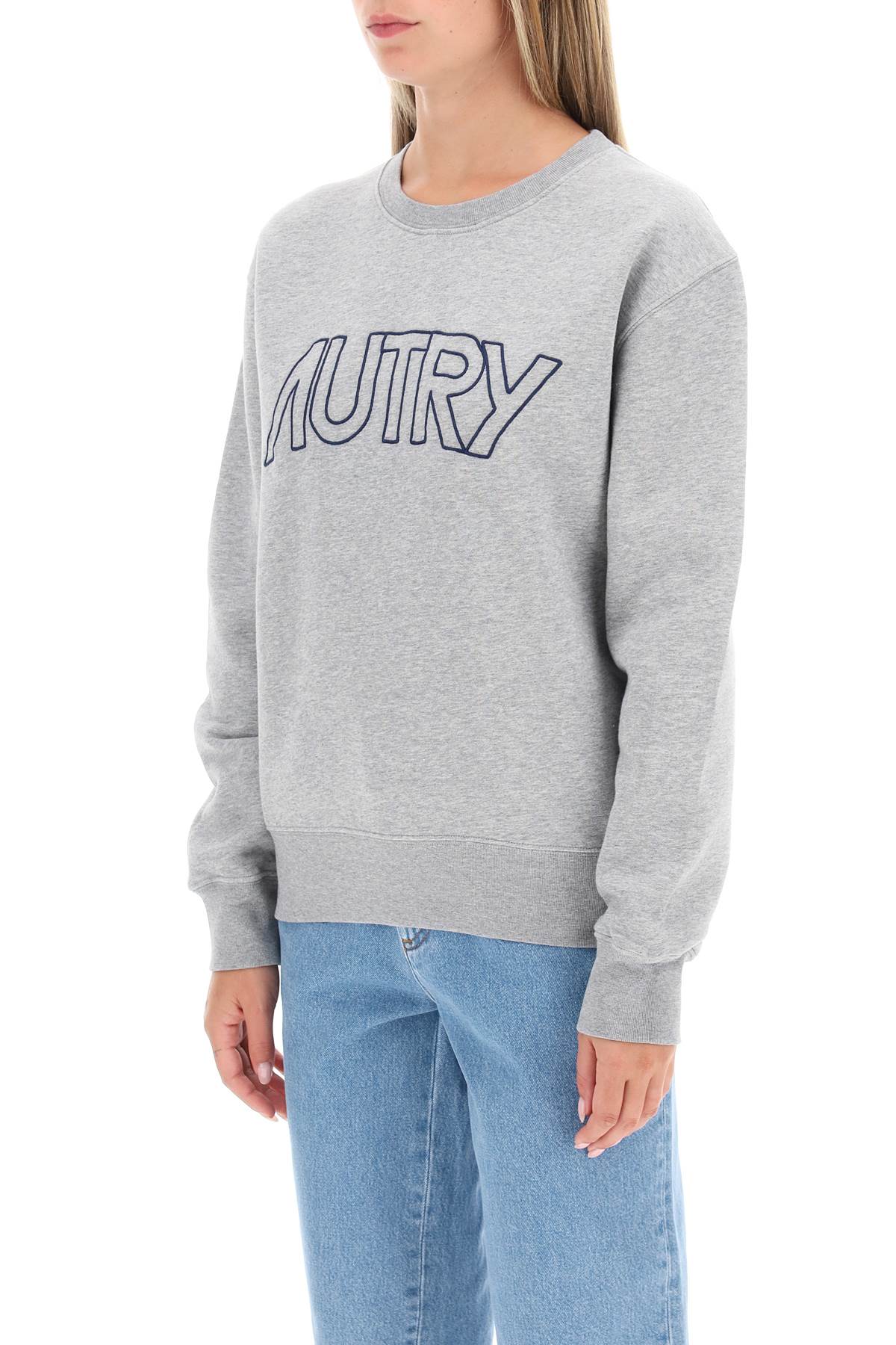 Autry Autry crew-neck sweatshirt with logo embroidery