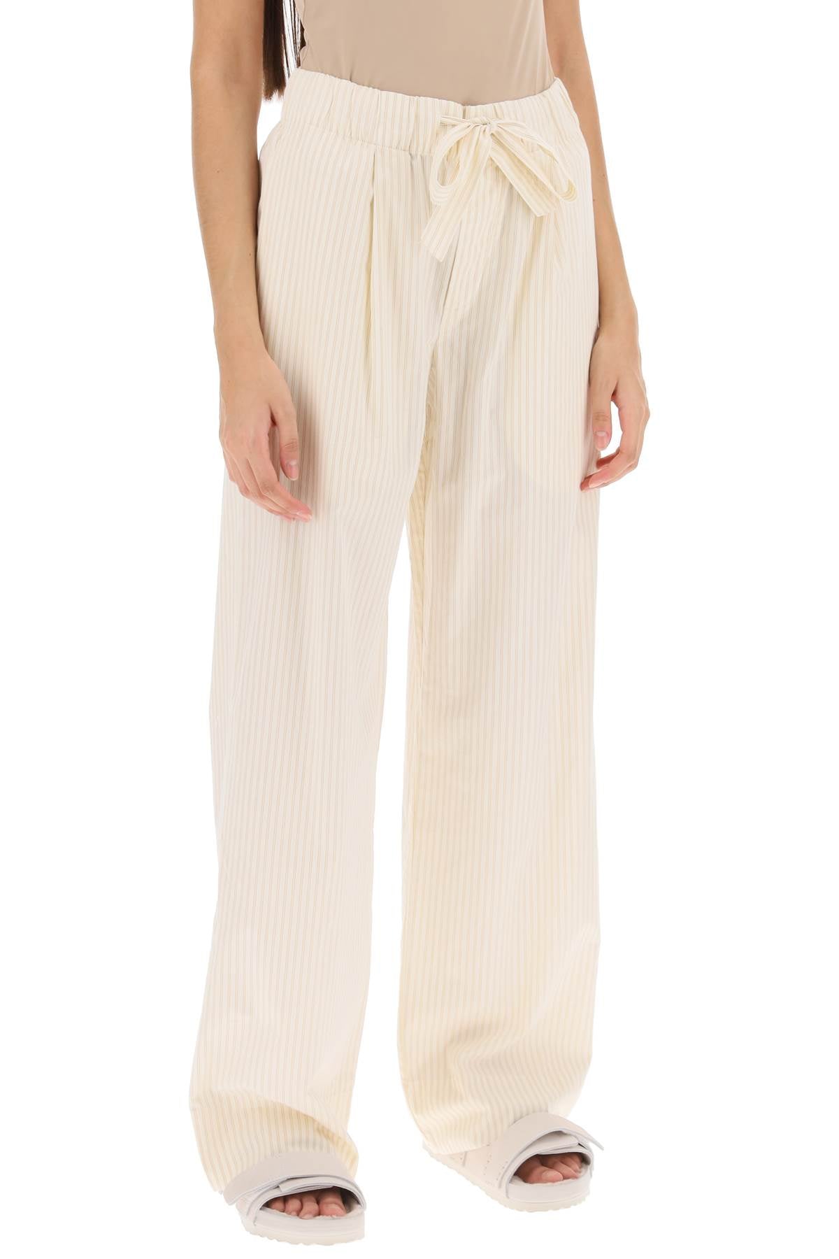 Birkenstock X TEKLA Birkenstock x tekla pajama pants in striped organic poplin