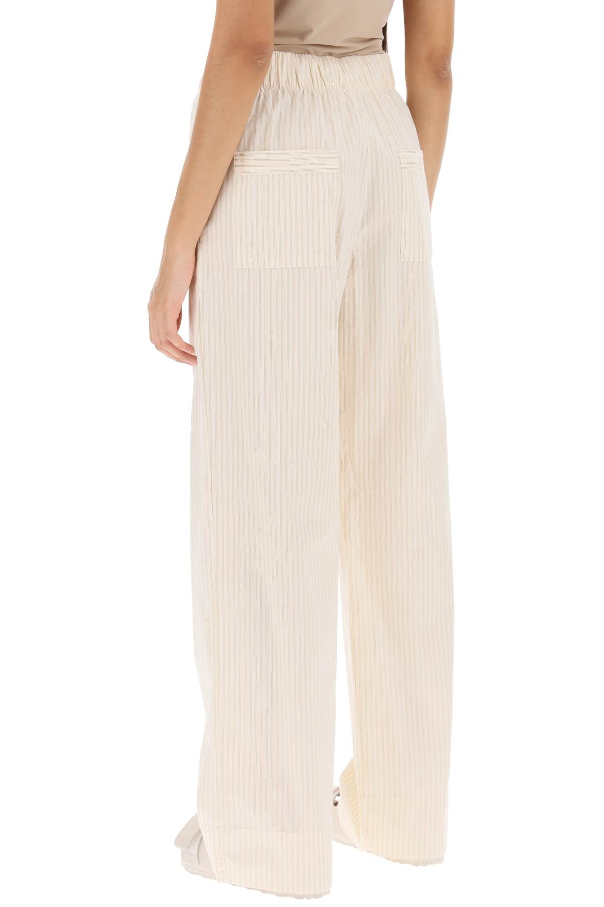 Birkenstock X TEKLA Birkenstock x tekla pajama pants in striped organic poplin