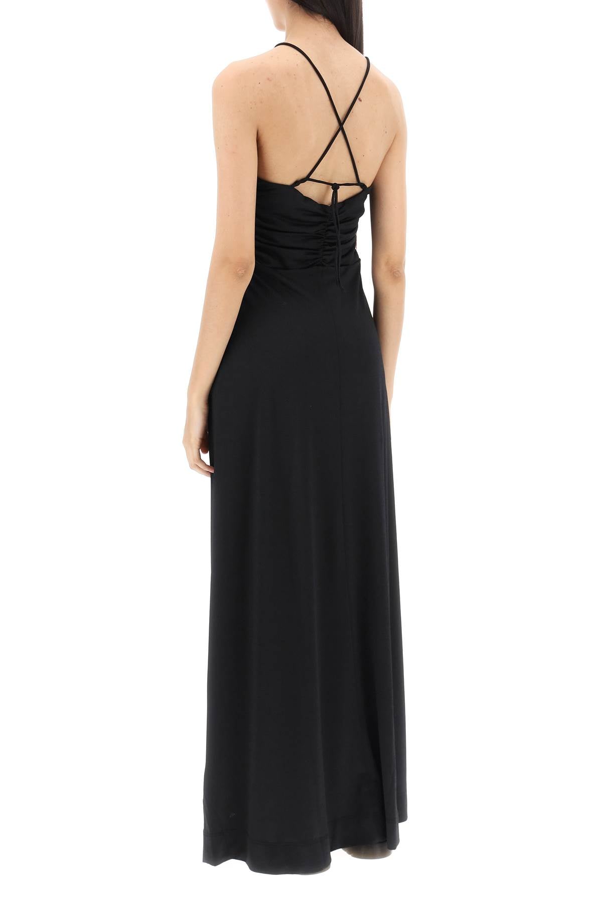 Ganni Ganni crepe jersey maxi dress