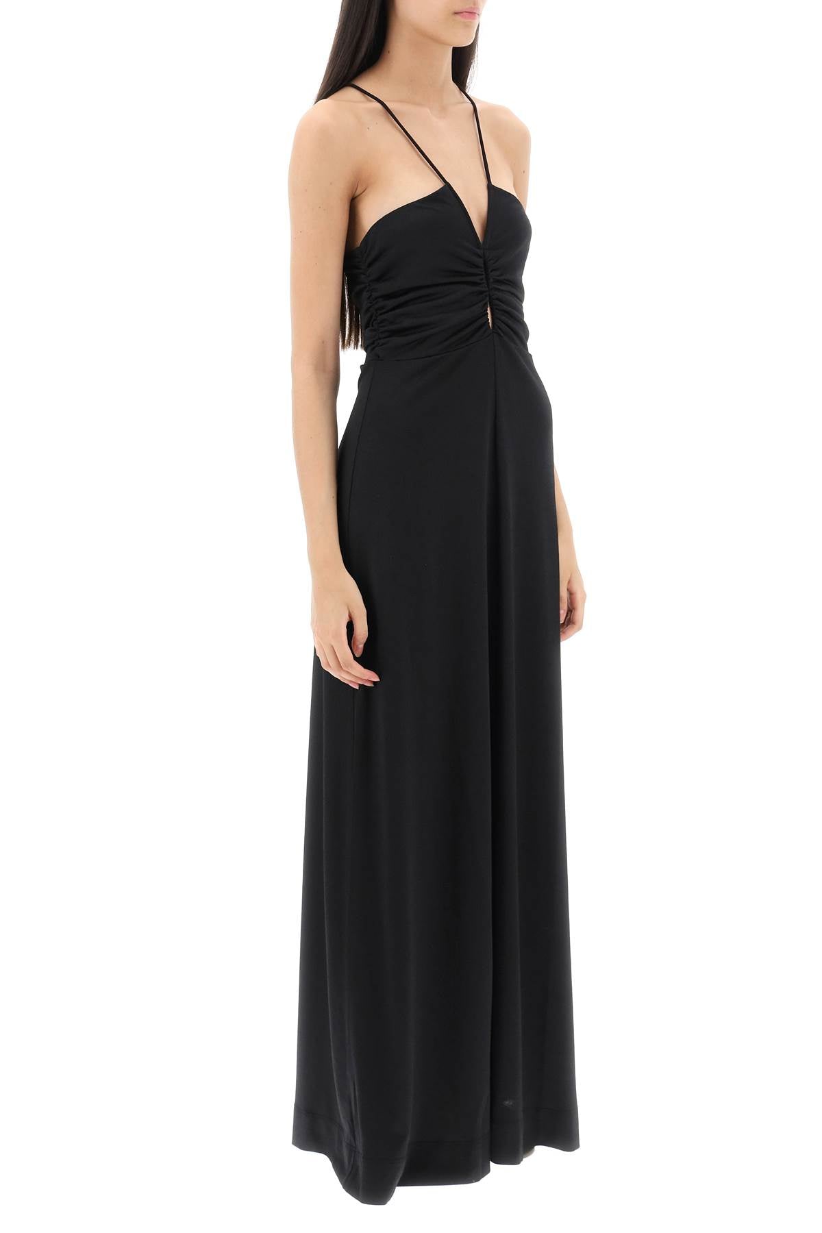 Ganni Ganni crepe jersey maxi dress