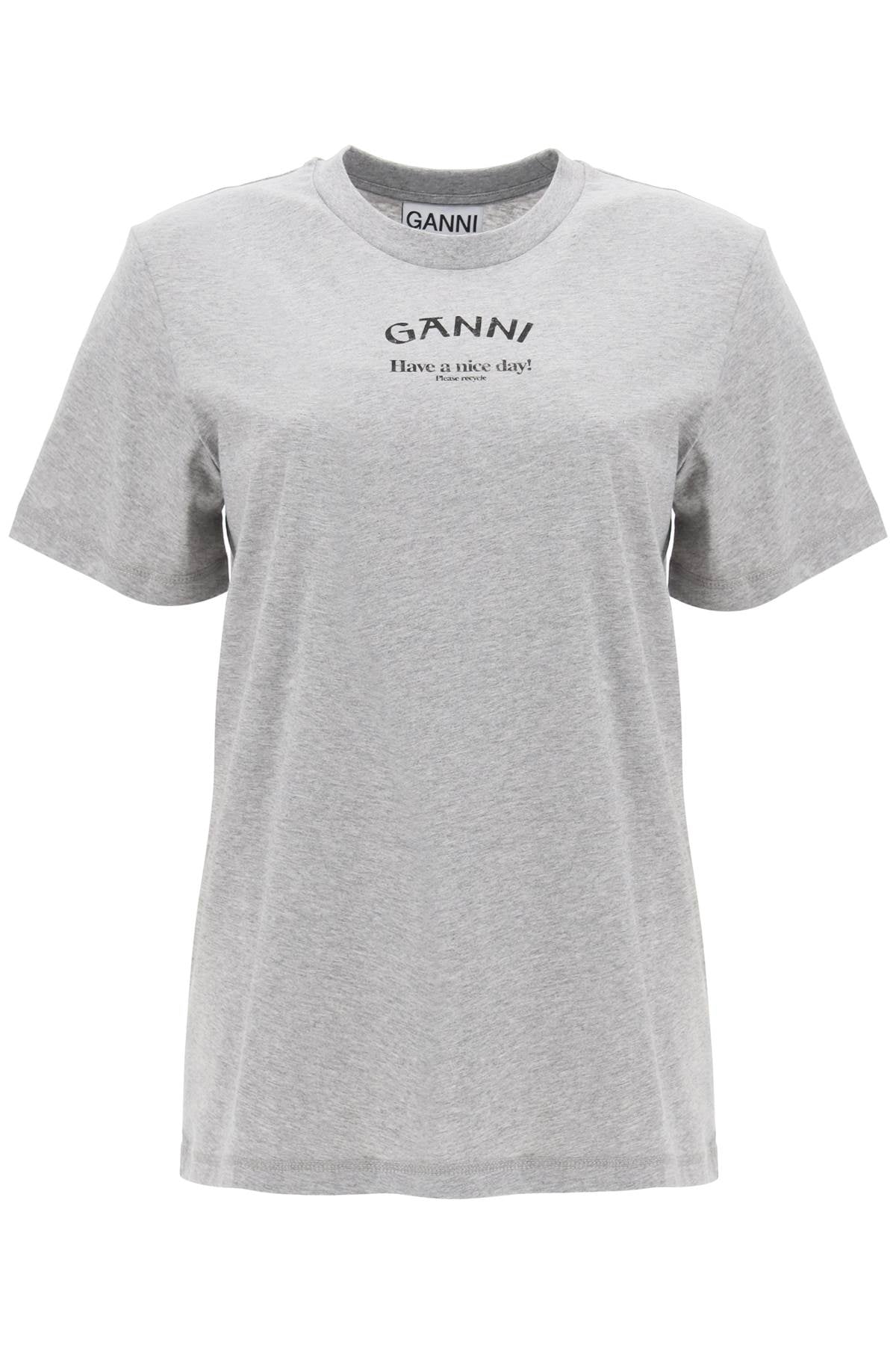 Ganni Ganni t-shirt with logo print