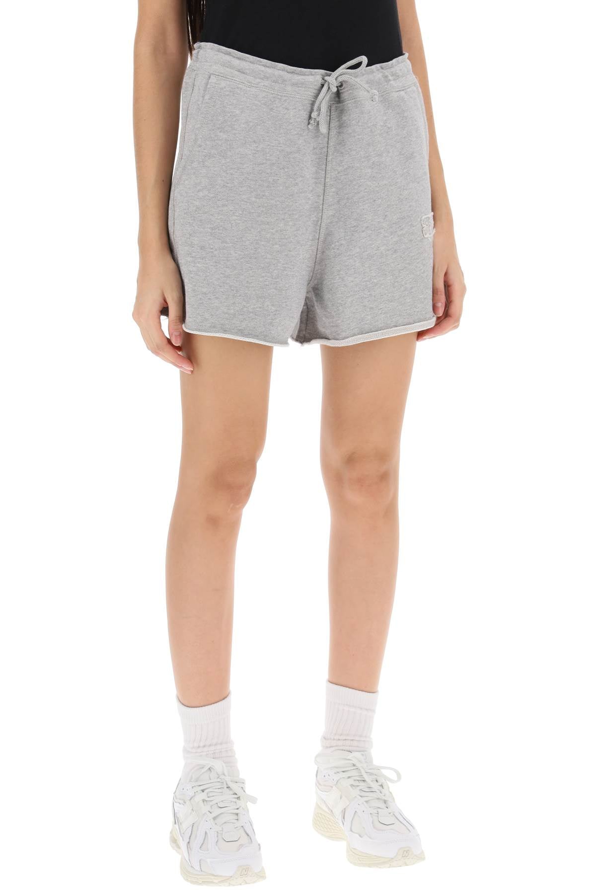 Ganni Ganni sweatshorts in cotton french terry