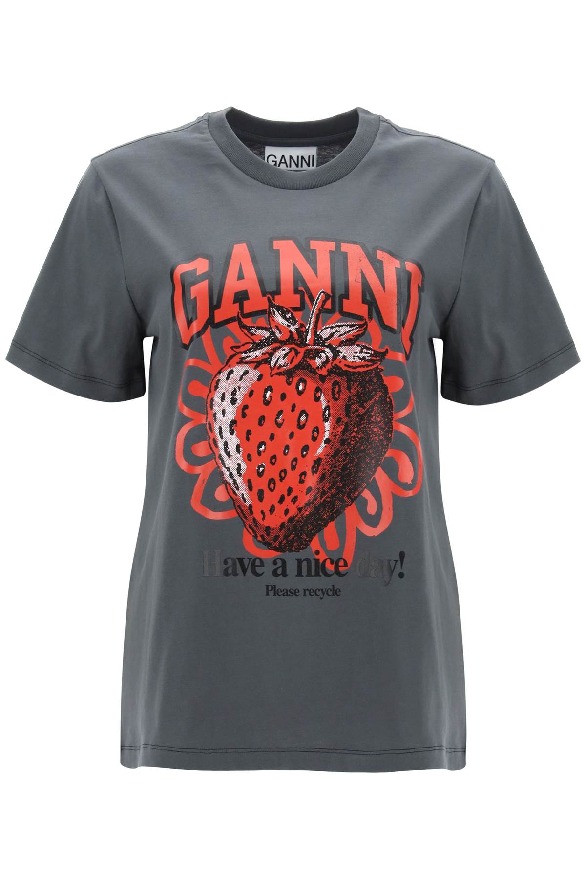 Ganni Ganni t-shirt with graphic print