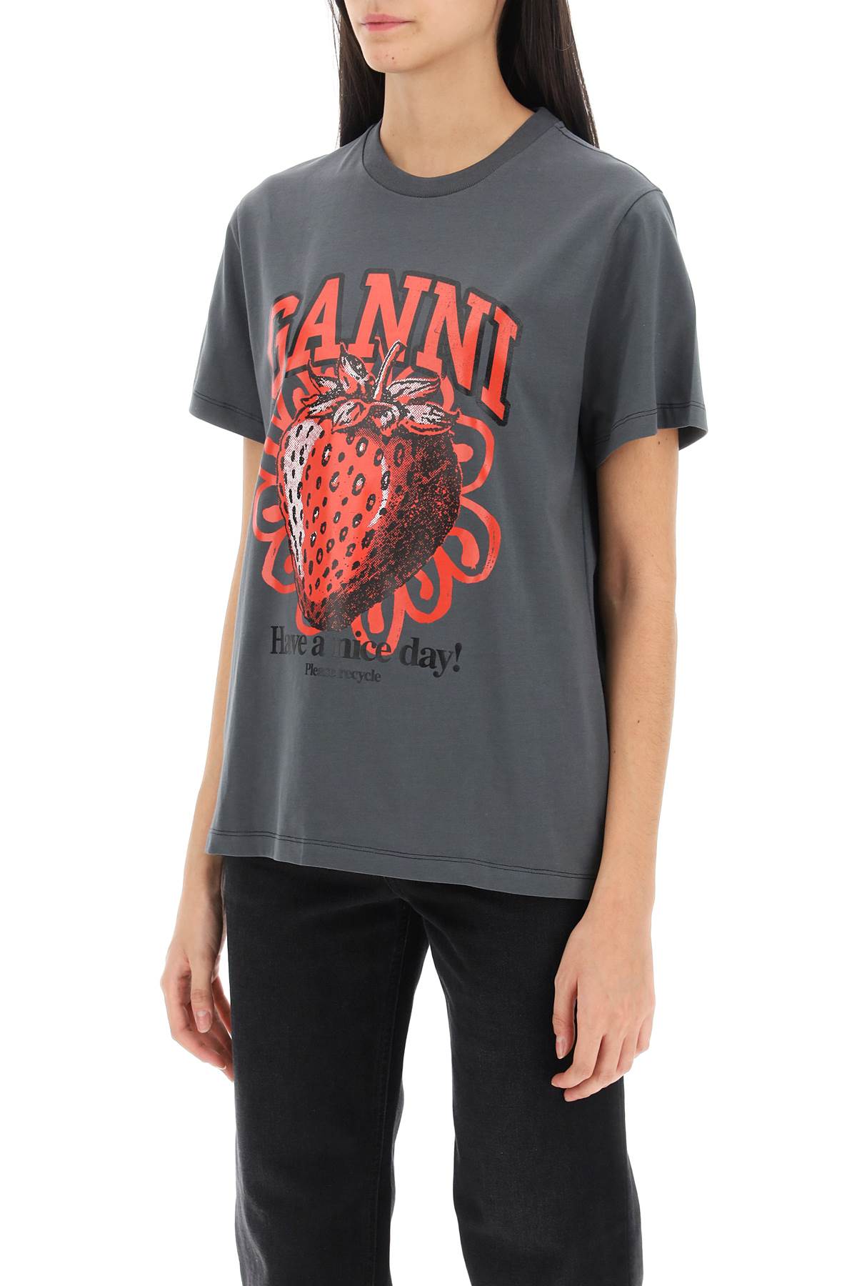 Ganni Ganni t-shirt with graphic print