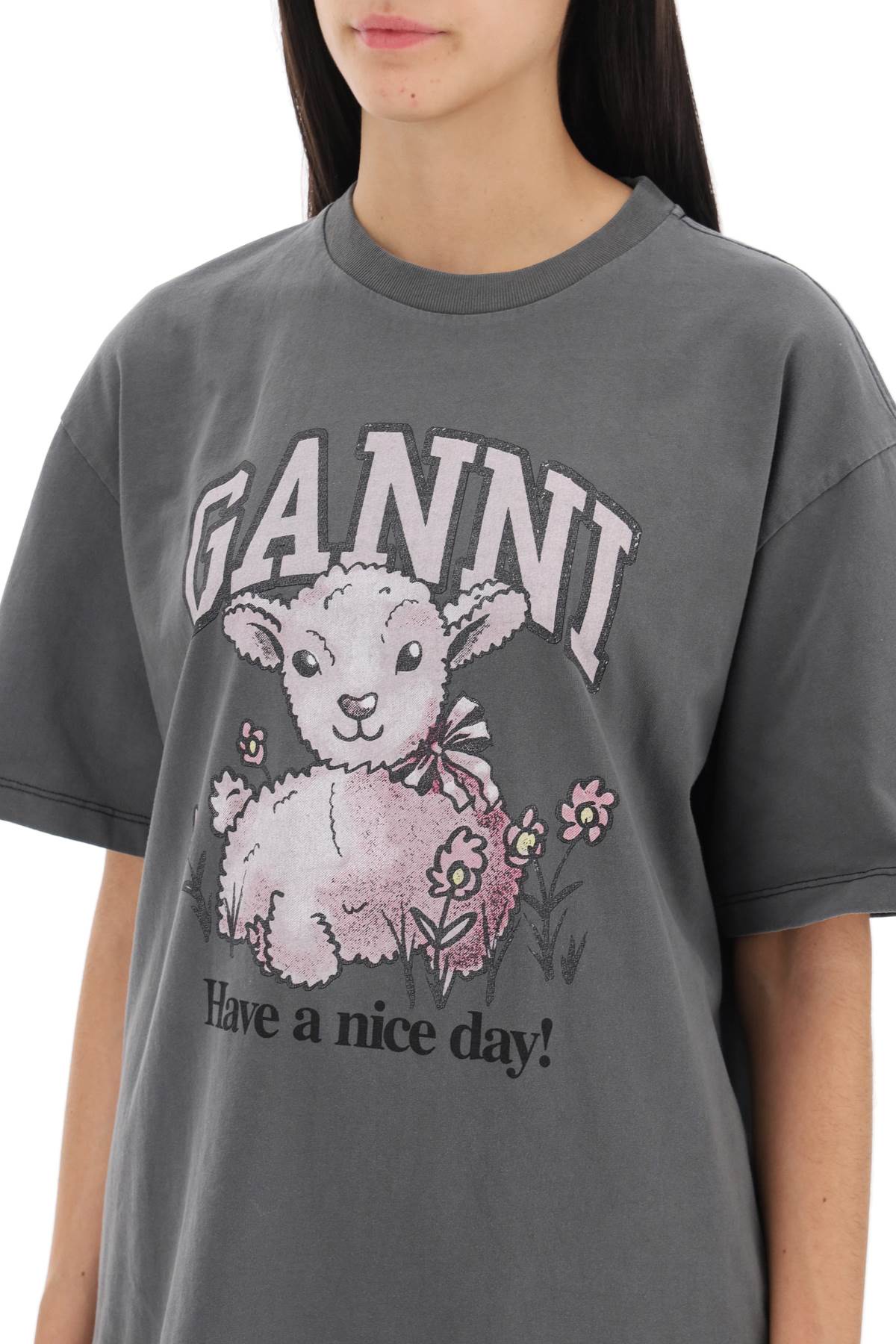 Ganni Ganni t-shirt with graphic print