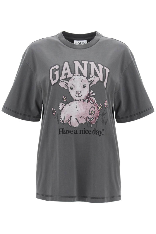 Ganni Ganni t-shirt with graphic print