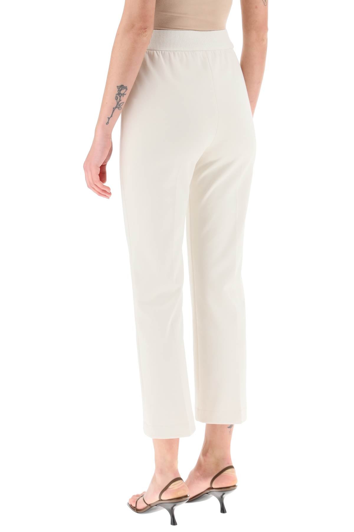 Agnona Agnona technical cotton jersey pants