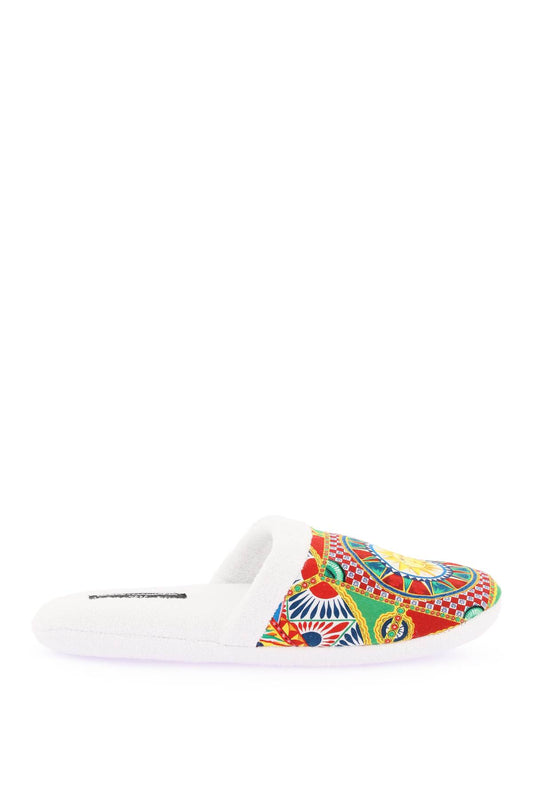 Dolce & Gabbana Dolce & gabbana 'carretto' terry slippers