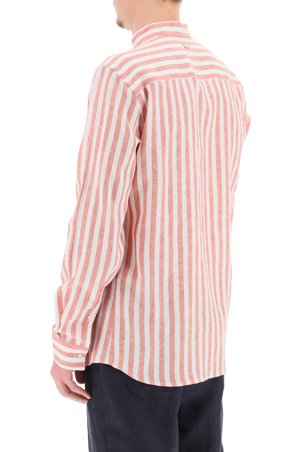 Agnona Agnona striped linen shirt