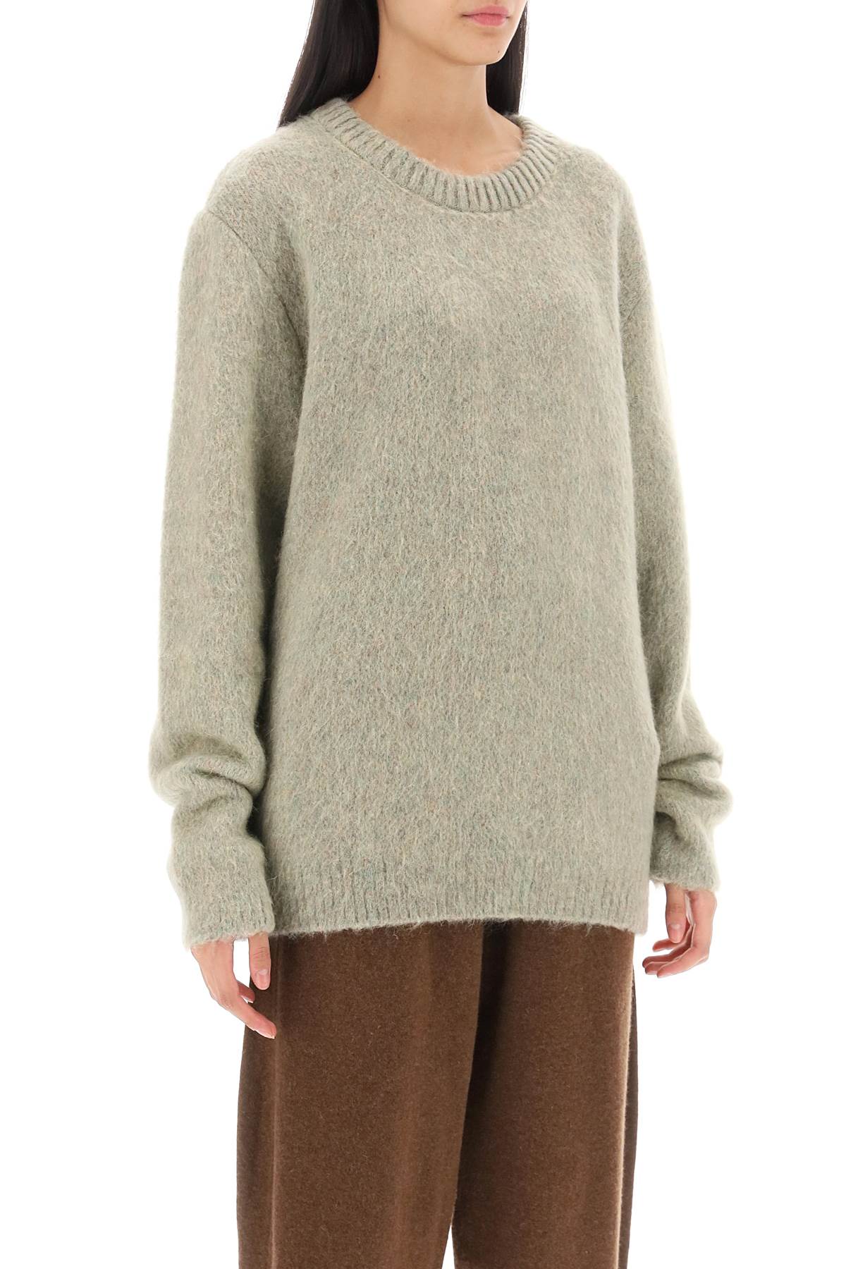 Lemaire Lemaire sweater in melange-effect brushed yarn