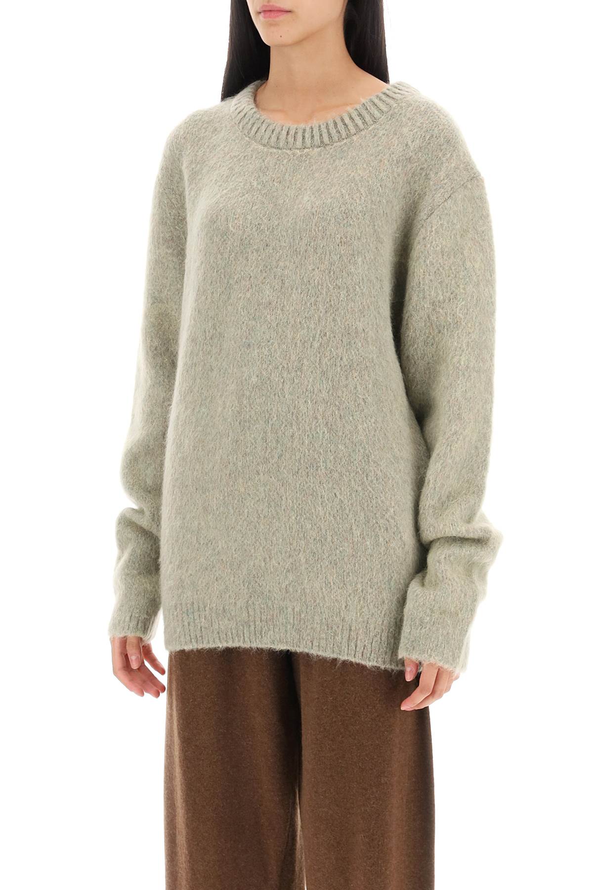 Lemaire Lemaire sweater in melange-effect brushed yarn