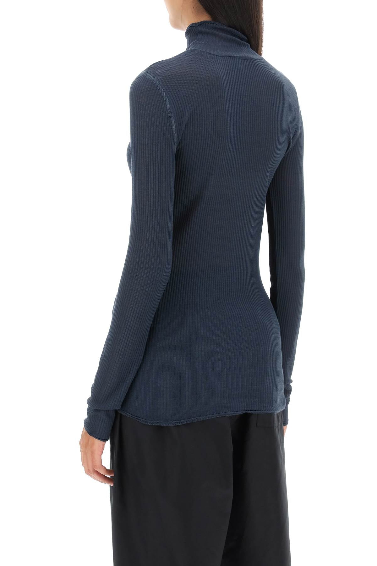 Lemaire Lemaire seamless silk turtleneck sweater