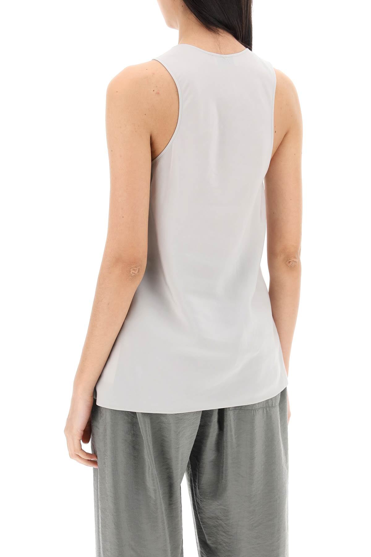 Lemaire Lemaire sleeveless top with diagonal