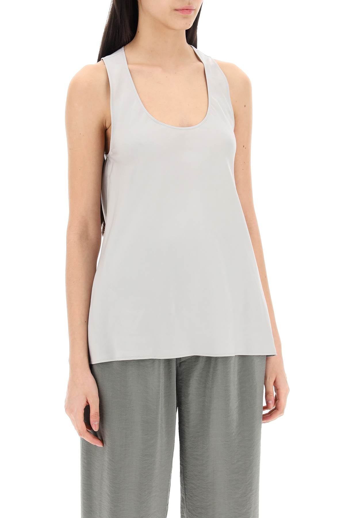 Lemaire Lemaire sleeveless top with diagonal