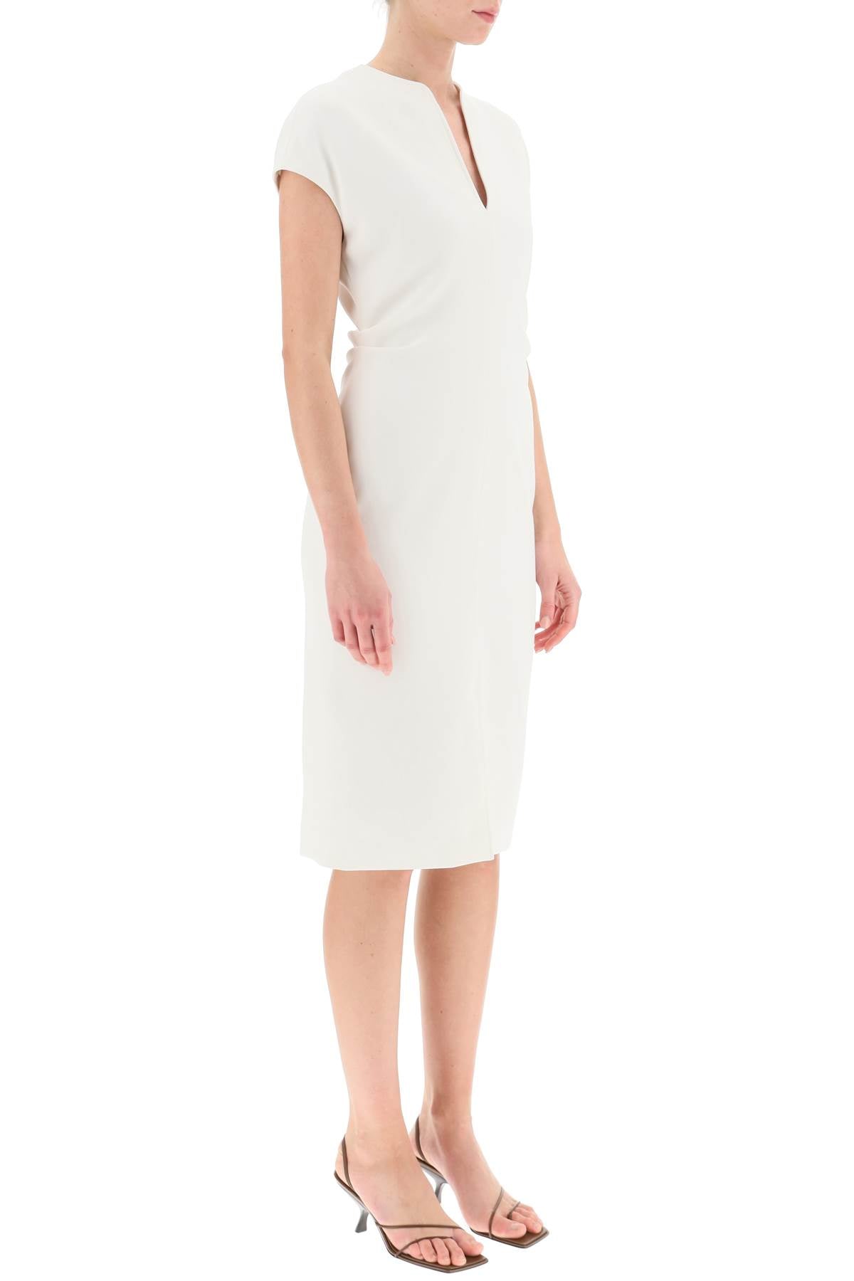 Agnona Agnona wool crepe sheath dress