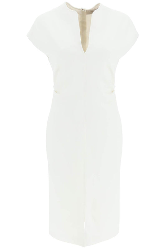 Agnona Agnona wool crepe sheath dress