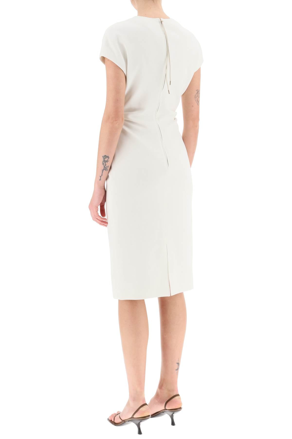 Agnona Agnona wool crepe sheath dress