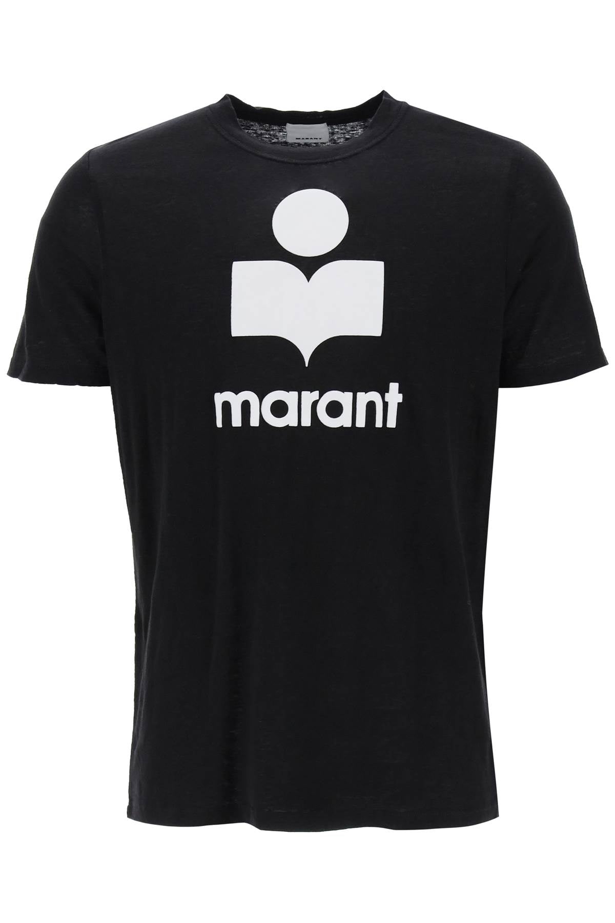 Marant Marant 'karman' logo linen t-shirt