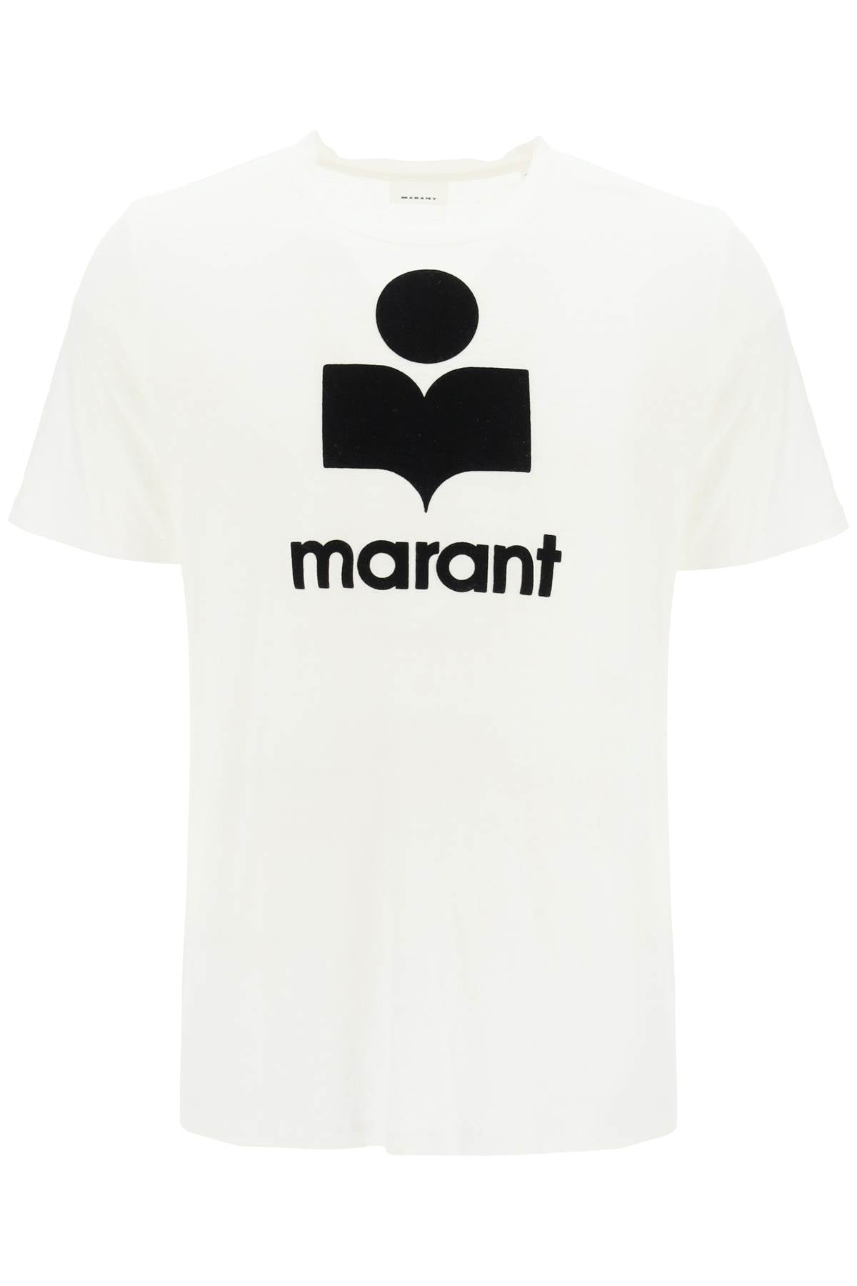 Marant Marant 'karman' logo linen t-shirt