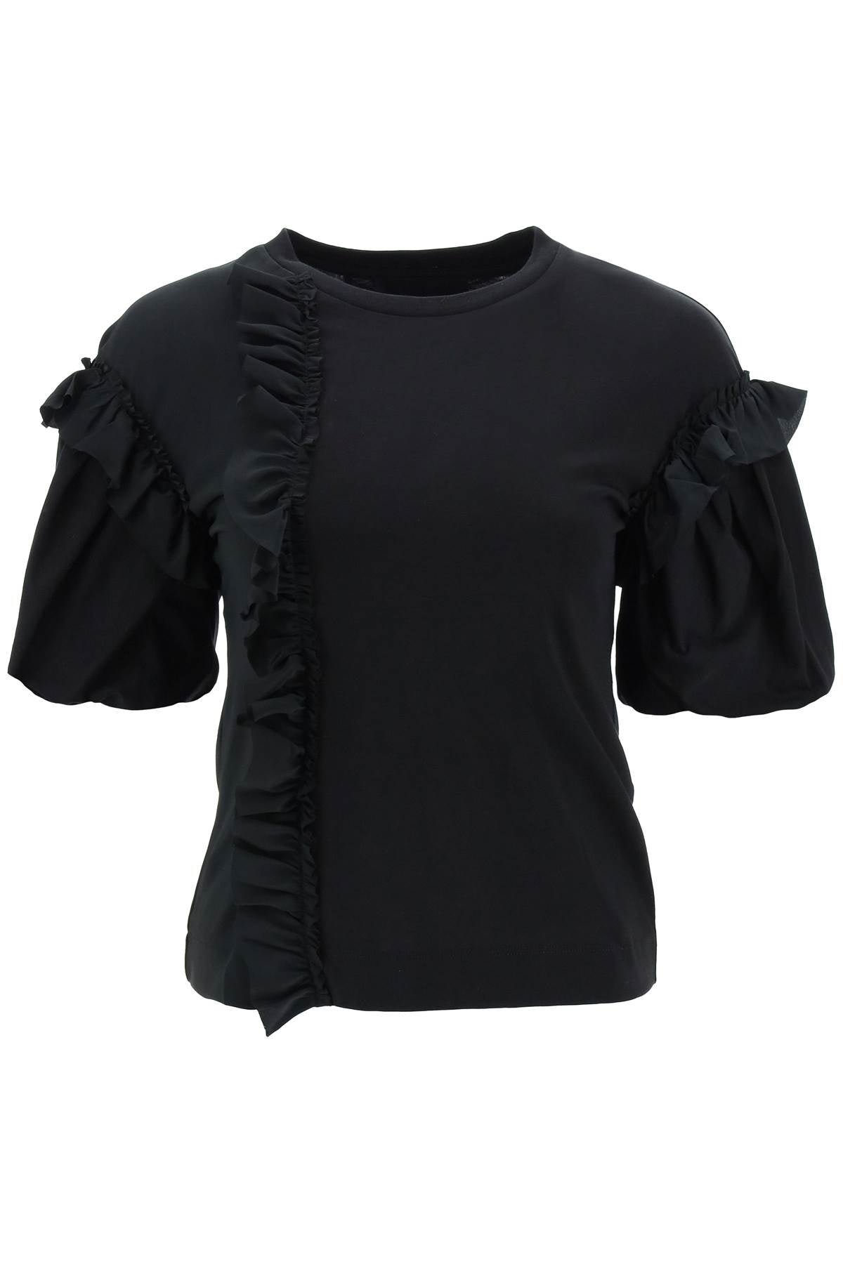 Simone Rocha Simone rocha ruffled jersey and organdie t-shirt