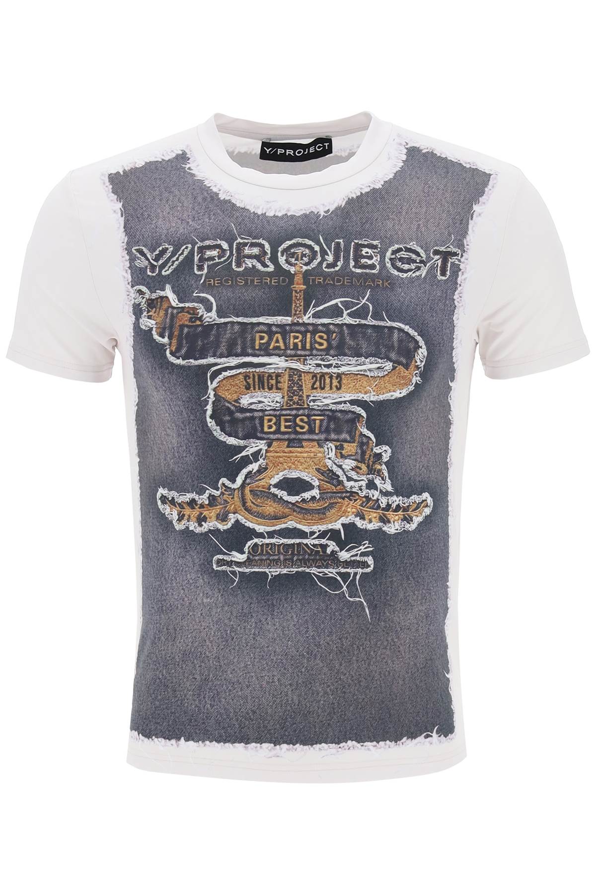 Y Project Y project trompe l'oeil t-shirt