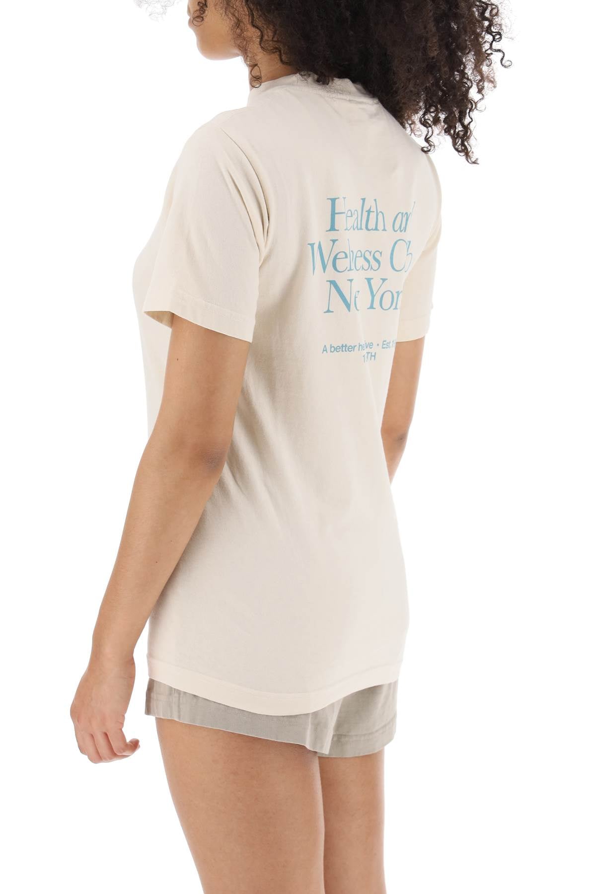 Sporty & Rich Sporty rich t-shirt with print 'hwcny'