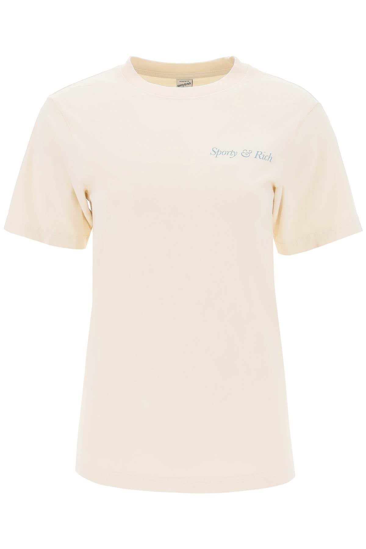 Sporty & Rich Sporty rich t-shirt with print 'hwcny'