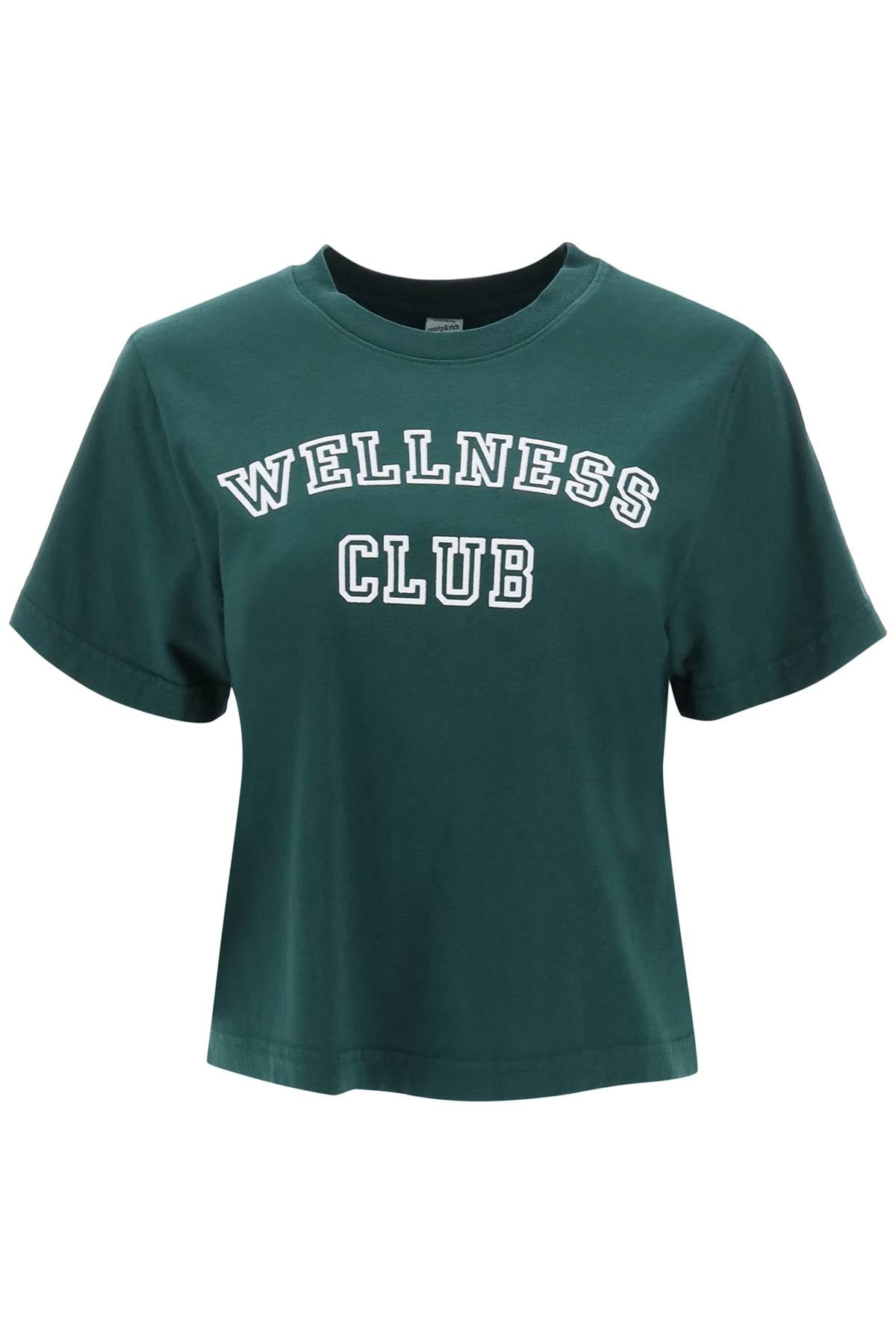 Sporty & Rich Sporty rich wellness club cropped t-shirt