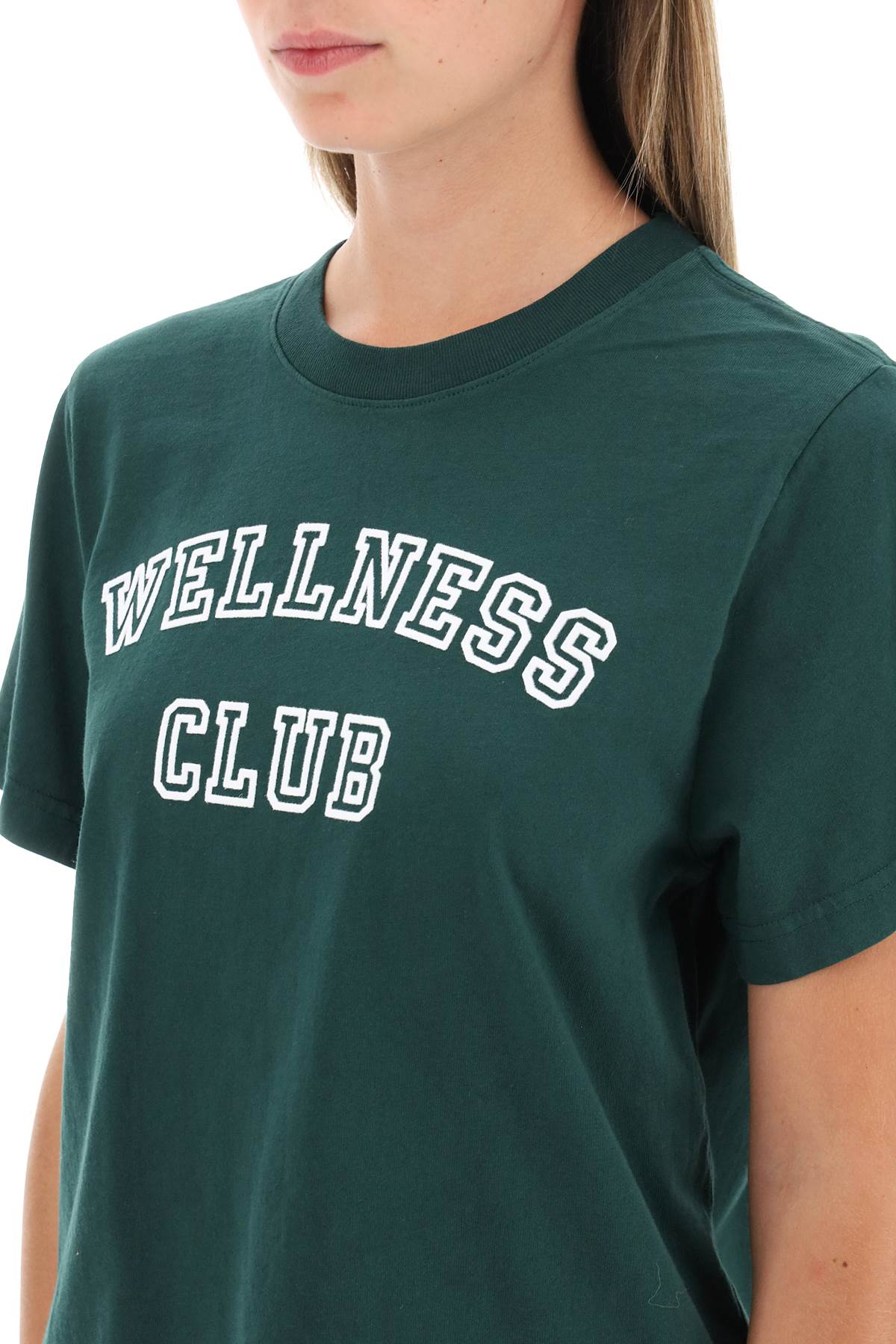 Sporty & Rich Sporty rich wellness club cropped t-shirt