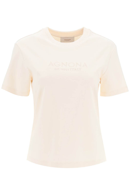 Agnona Agnona t-shirt with embroidered logo