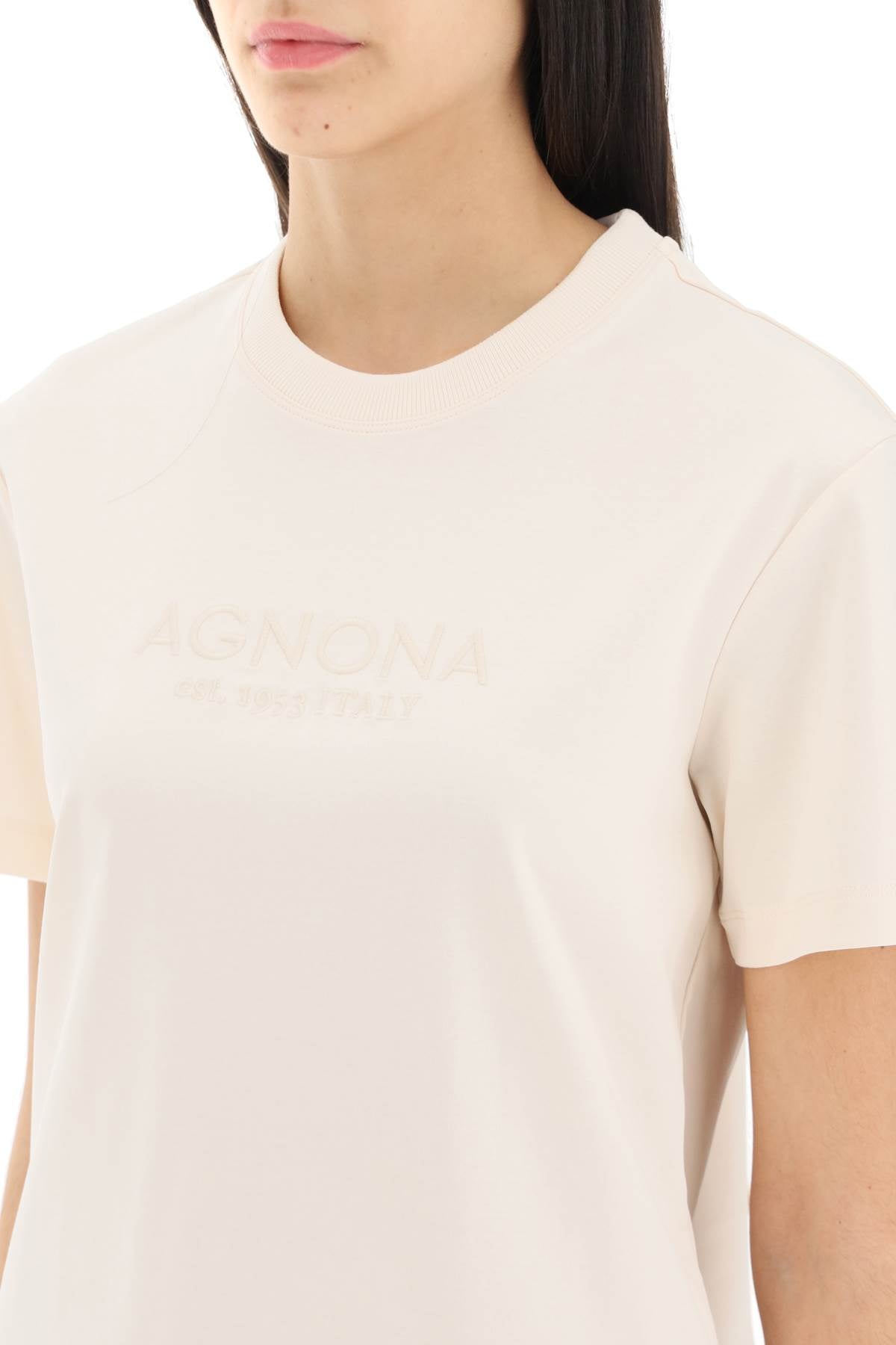 Agnona Agnona t-shirt with embroidered logo