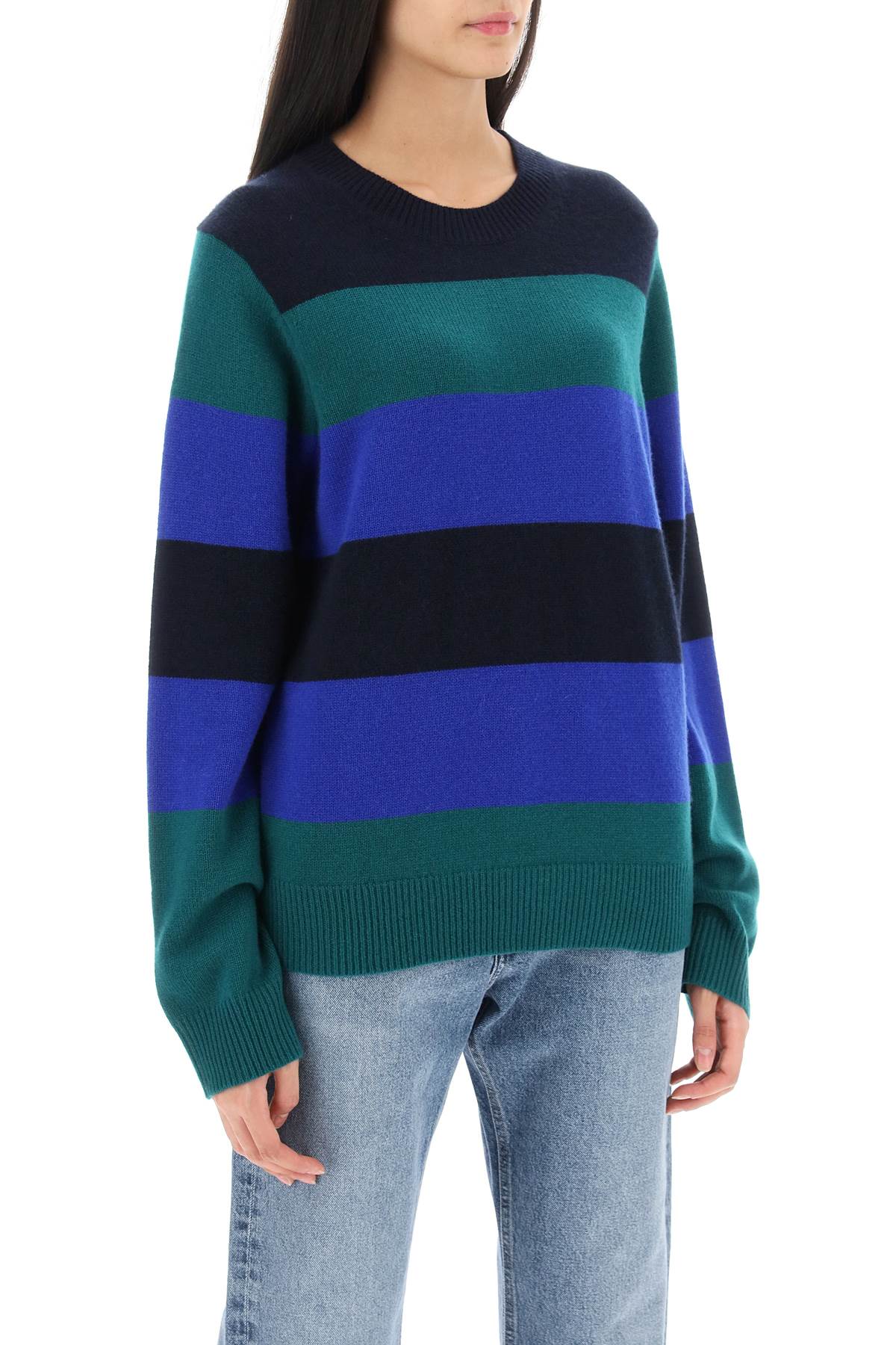 GUEST IN RESIDENCE Guest in residence striped cashmere sweater