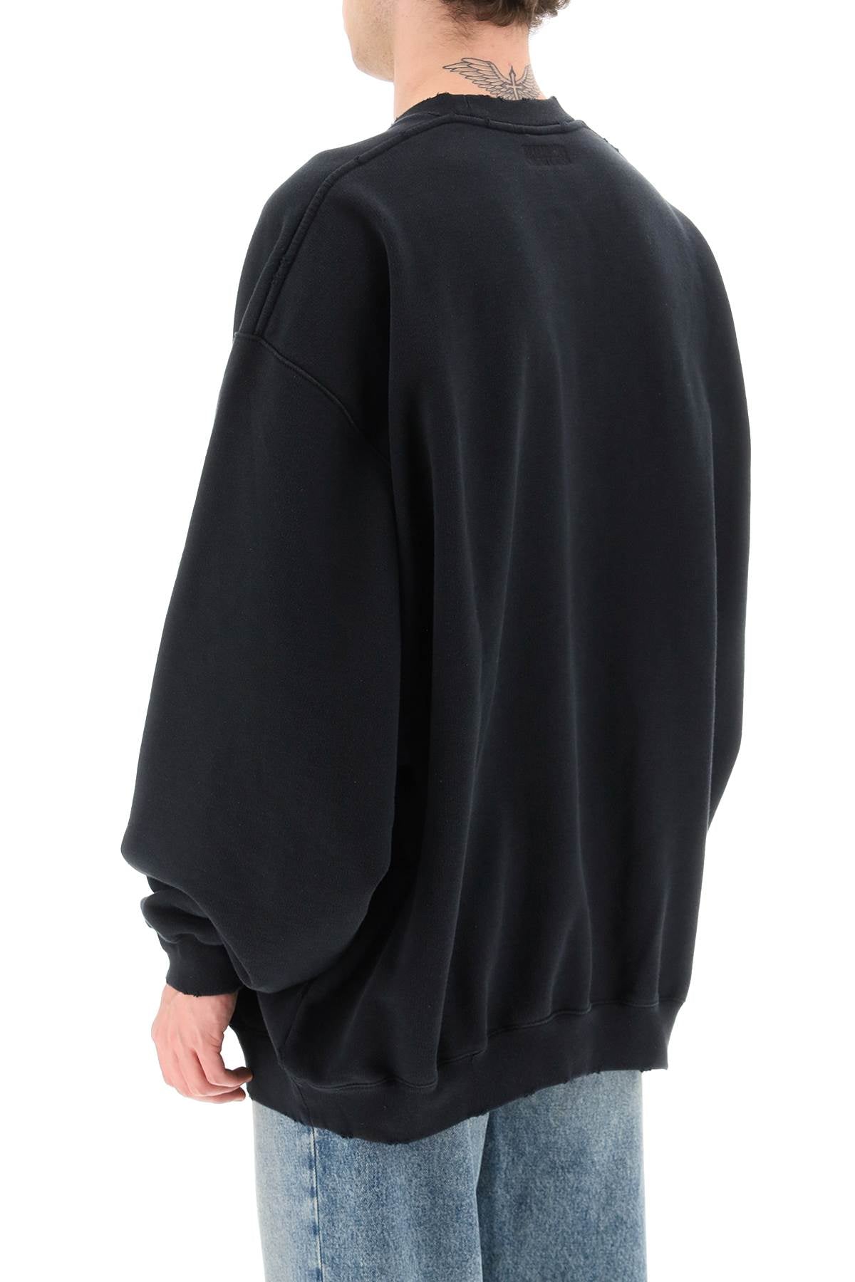 Vetements Vetements afterlife embroidery sweatshirt