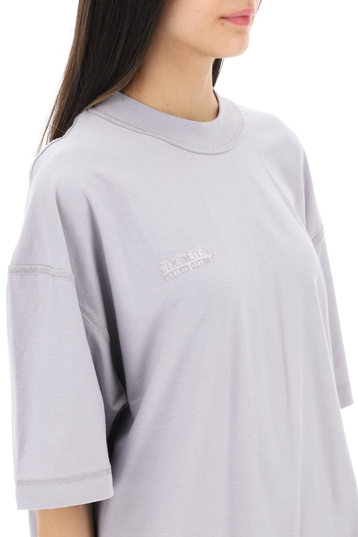 Vetements Vetements oversized organic cotton t-shirt