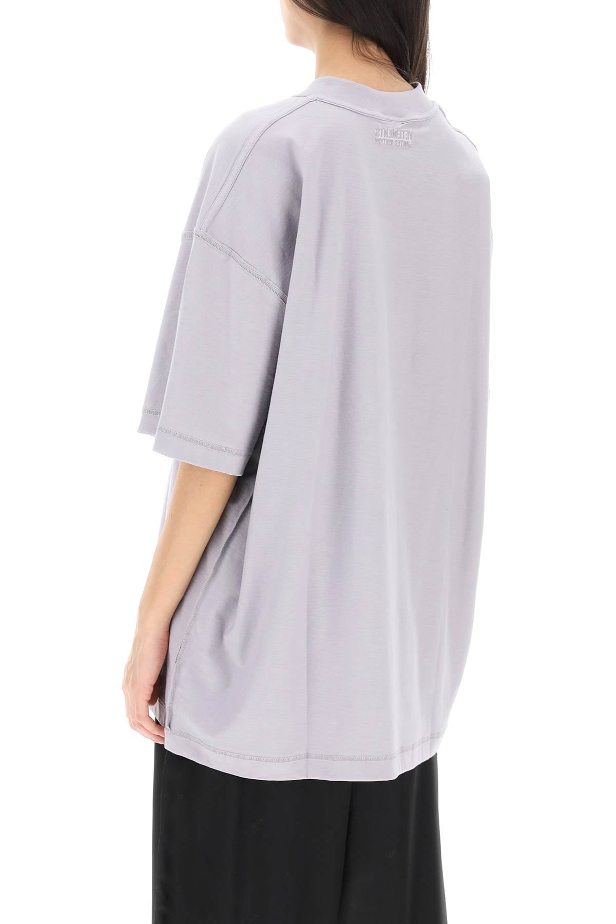 Vetements Vetements oversized organic cotton t-shirt