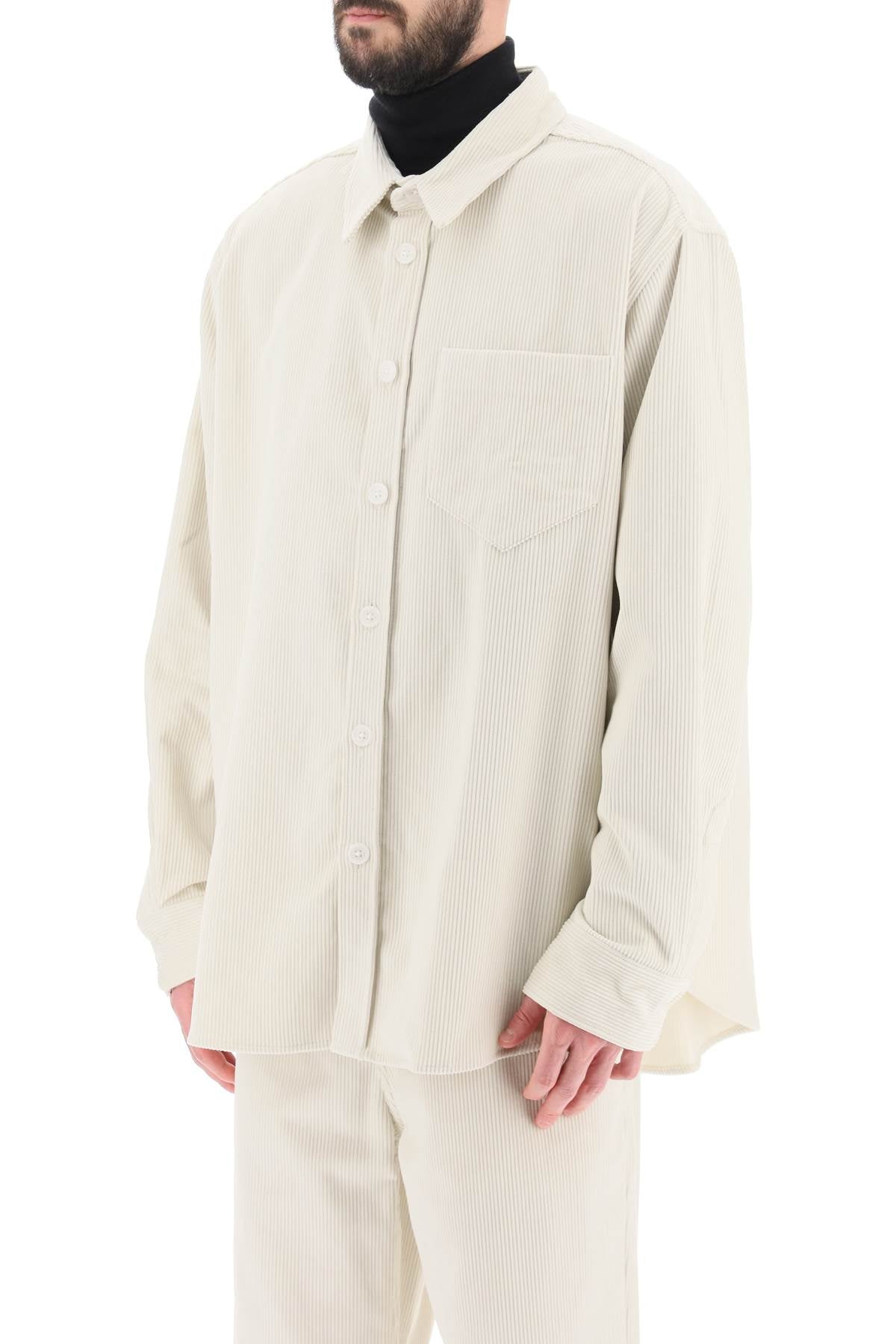 Ami Alexandre Mattiussi Ami paris cotton corduroy overshirt