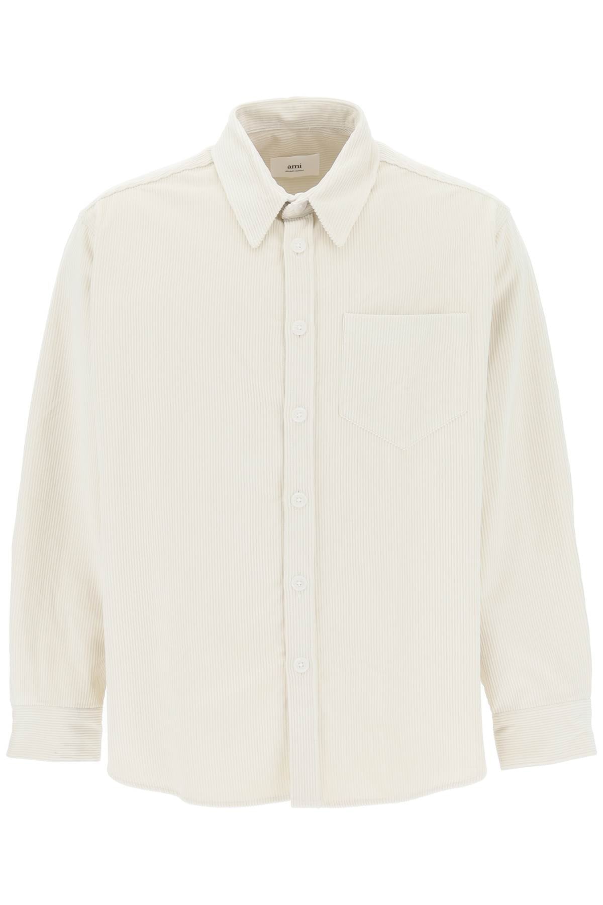 Ami Alexandre Mattiussi Ami paris cotton corduroy overshirt