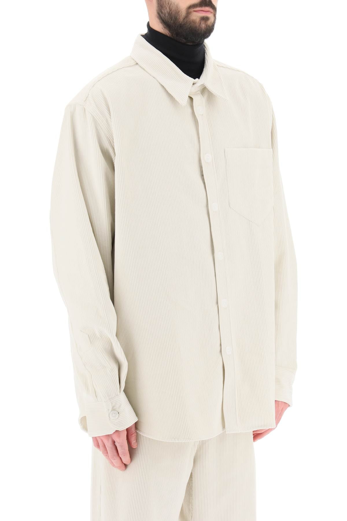 Ami Alexandre Mattiussi Ami paris cotton corduroy overshirt