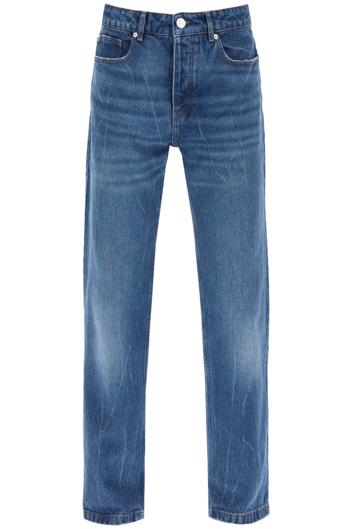 Ami Alexandre Mattiussi Ami paris loose jeans with straight cut