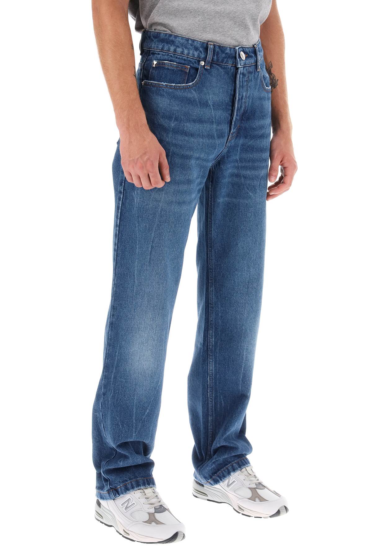 Ami Alexandre Mattiussi Ami paris loose jeans with straight cut