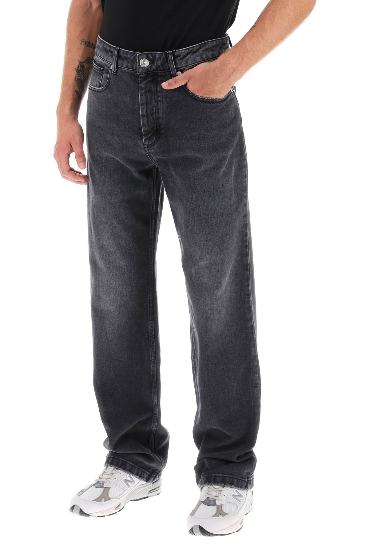 Ami Alexandre Mattiussi Ami paris loose jeans with straight cut