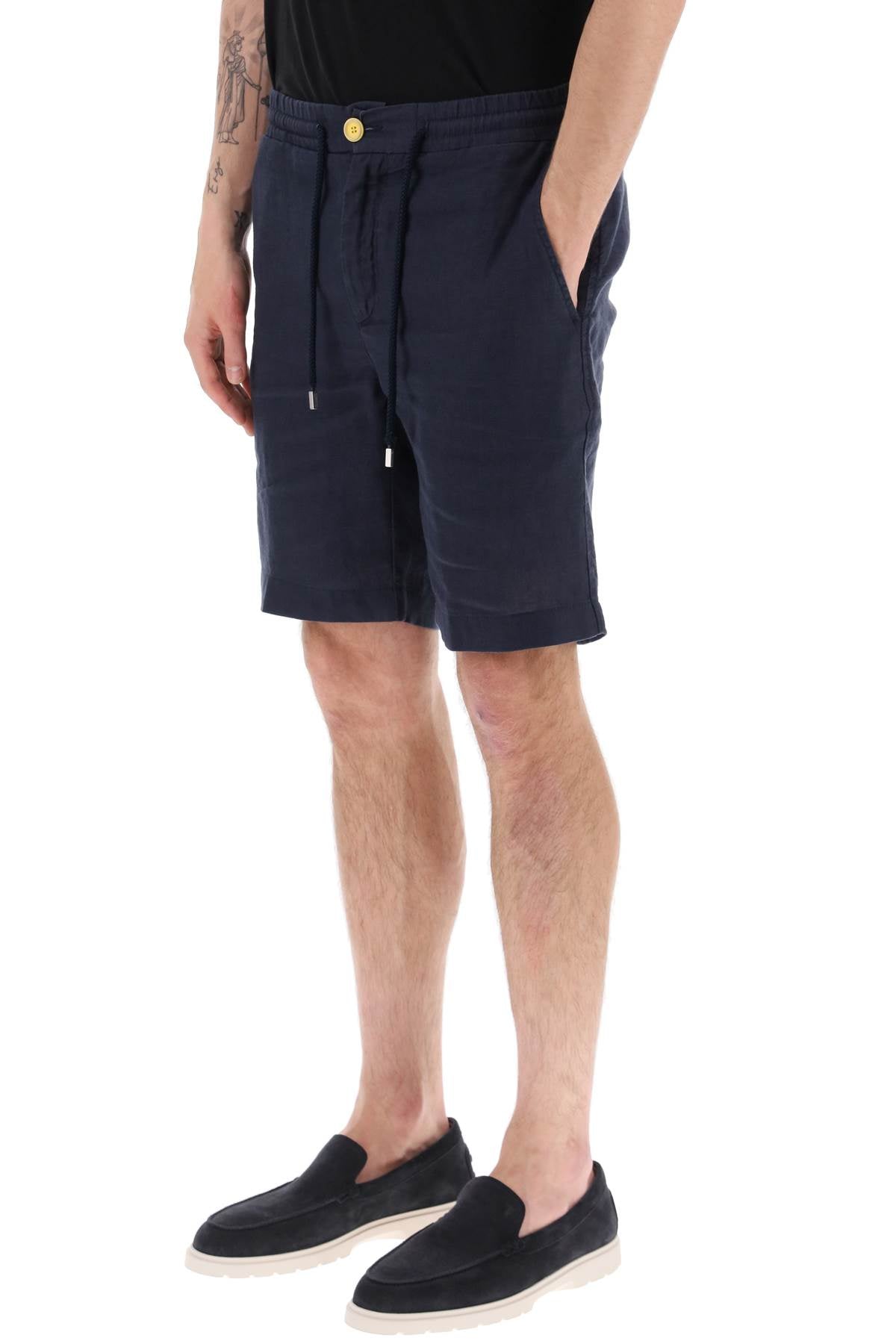 Vilebrequin Vilebrequin linen drawstring shorts