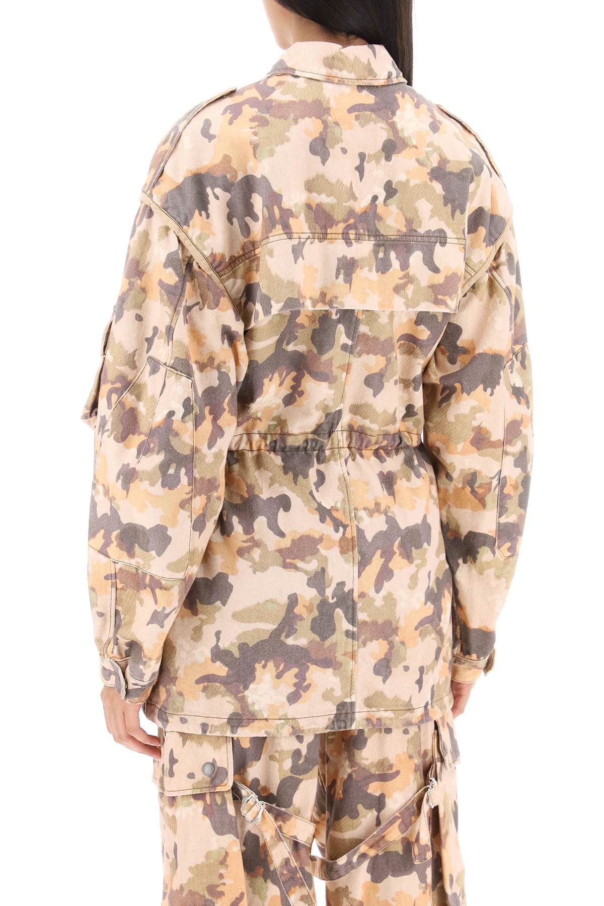 Isabel Marant Isabel marant 'elize' jacket in cotton with camouflage pattern