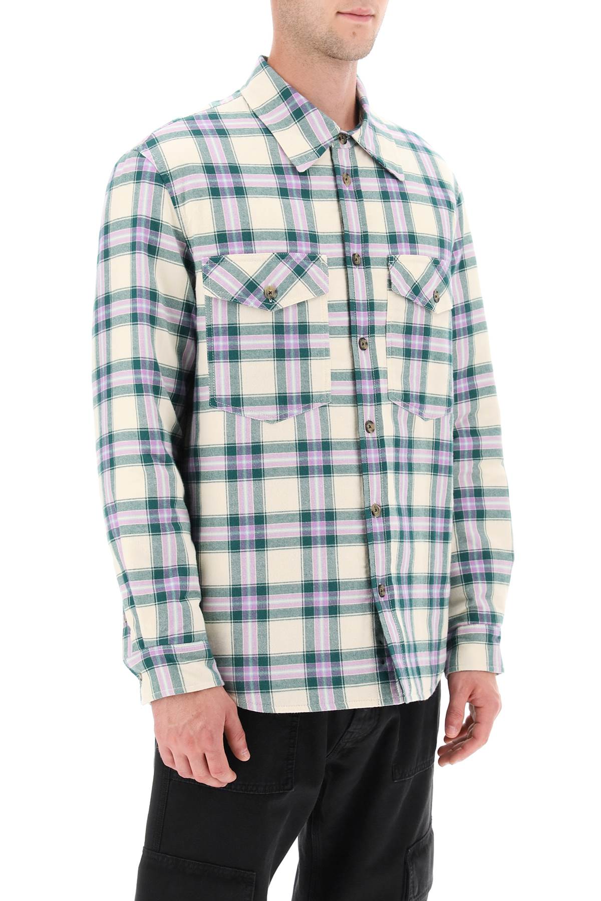 Isabel Marant Isabel marant 'marayan' flannel overshirt