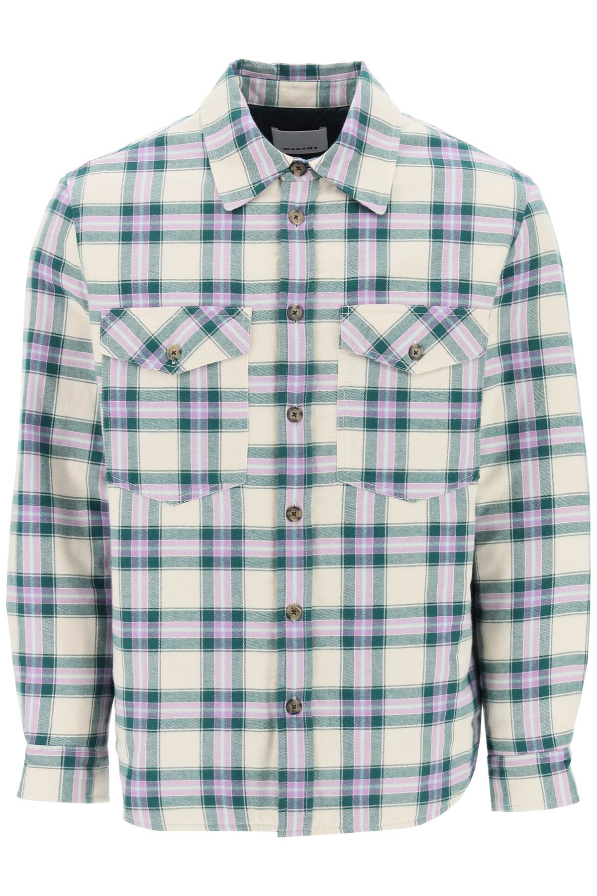 Isabel Marant Isabel marant 'marayan' flannel overshirt