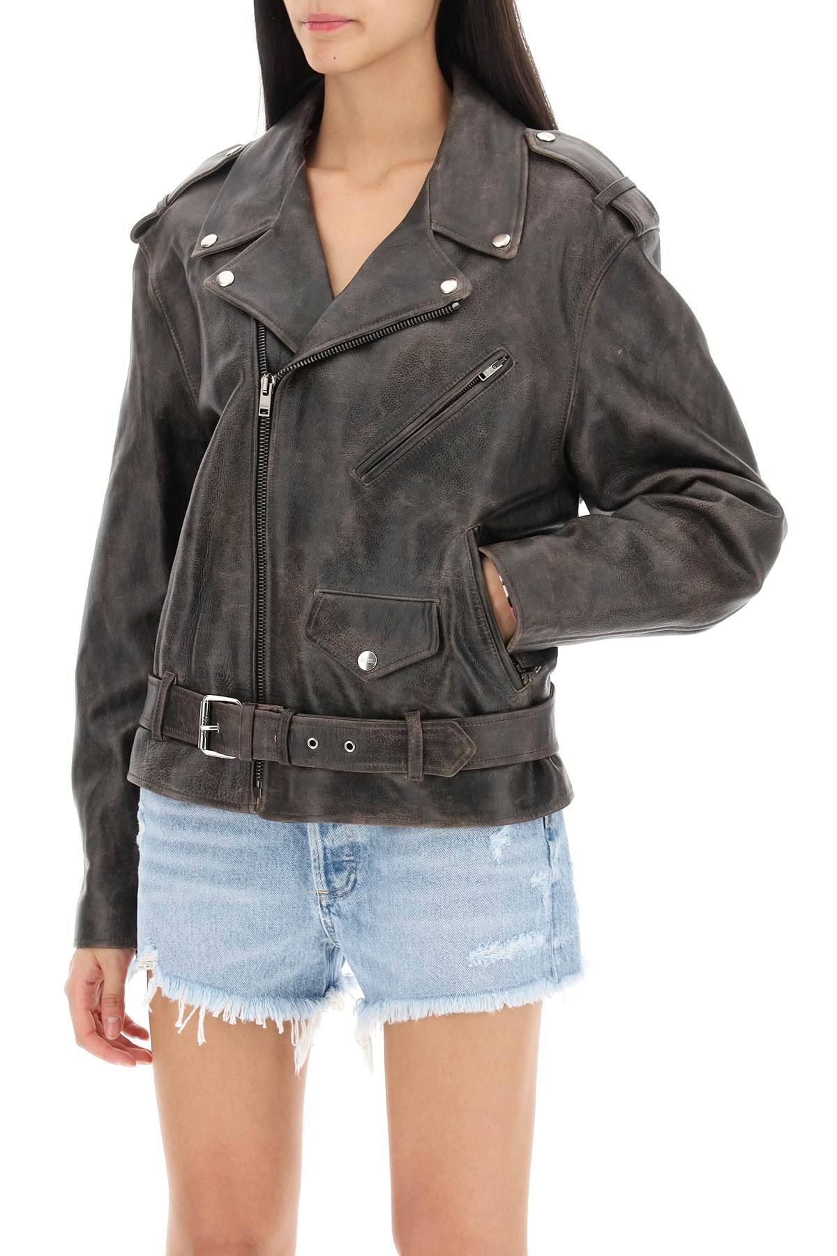 Isabel Marant Isabel marant barbara jacket in vintage leather