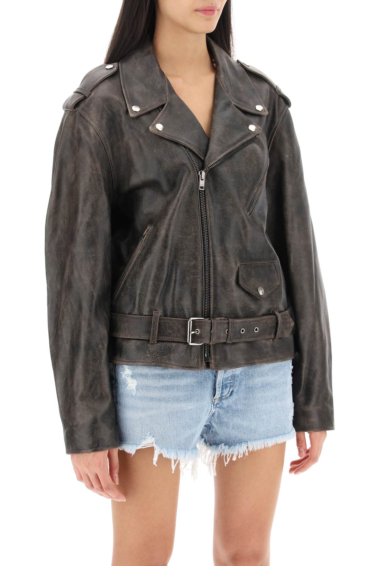 Isabel Marant Isabel marant barbara jacket in vintage leather