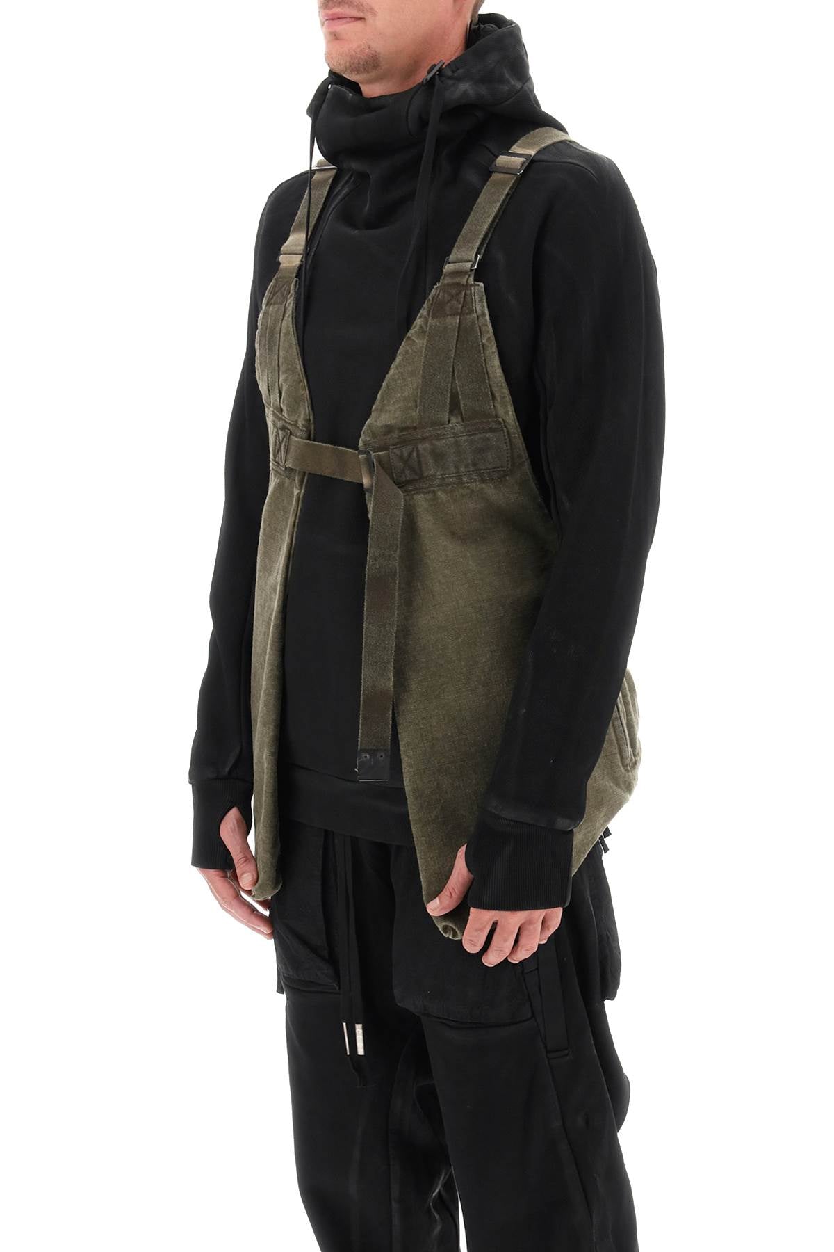 Boris Bidjan Saberi Boris bidjan saberi resin dyed cotton vest