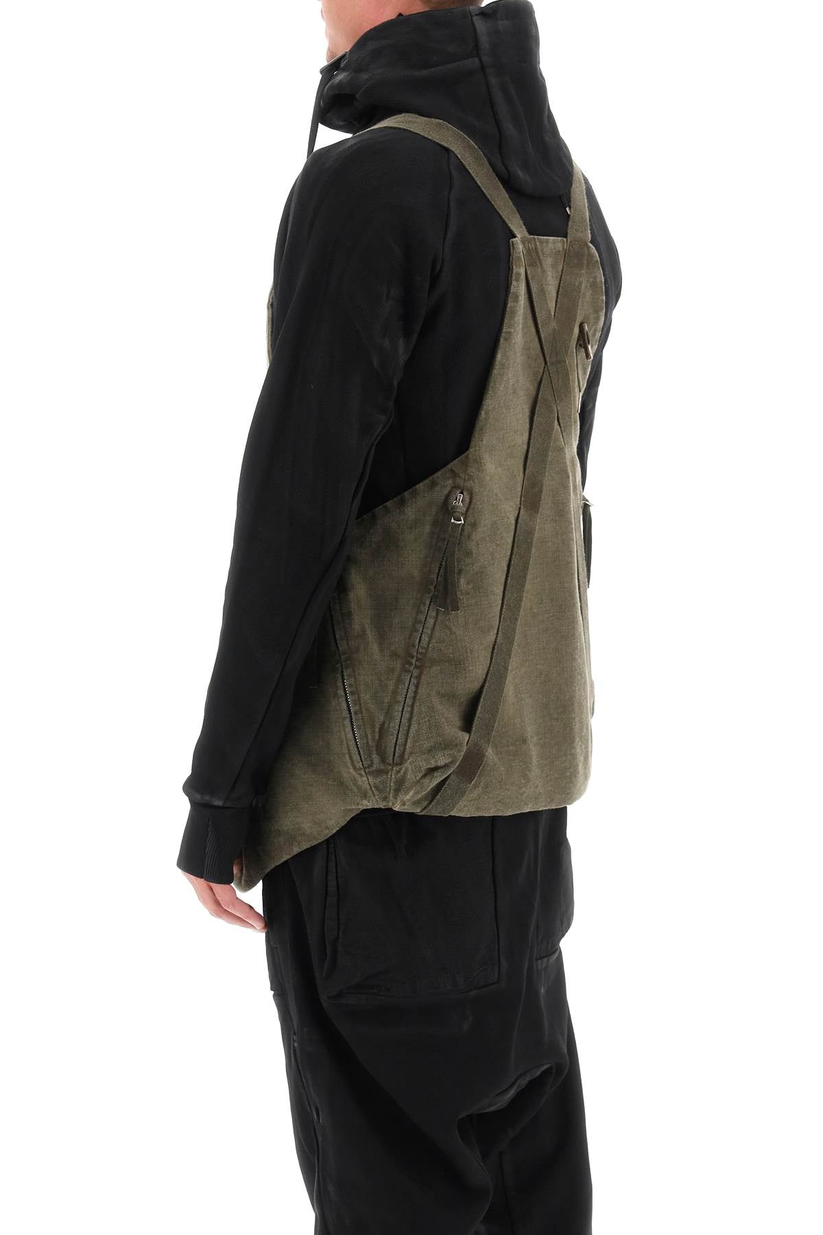 Boris Bidjan Saberi Boris bidjan saberi resin dyed cotton vest